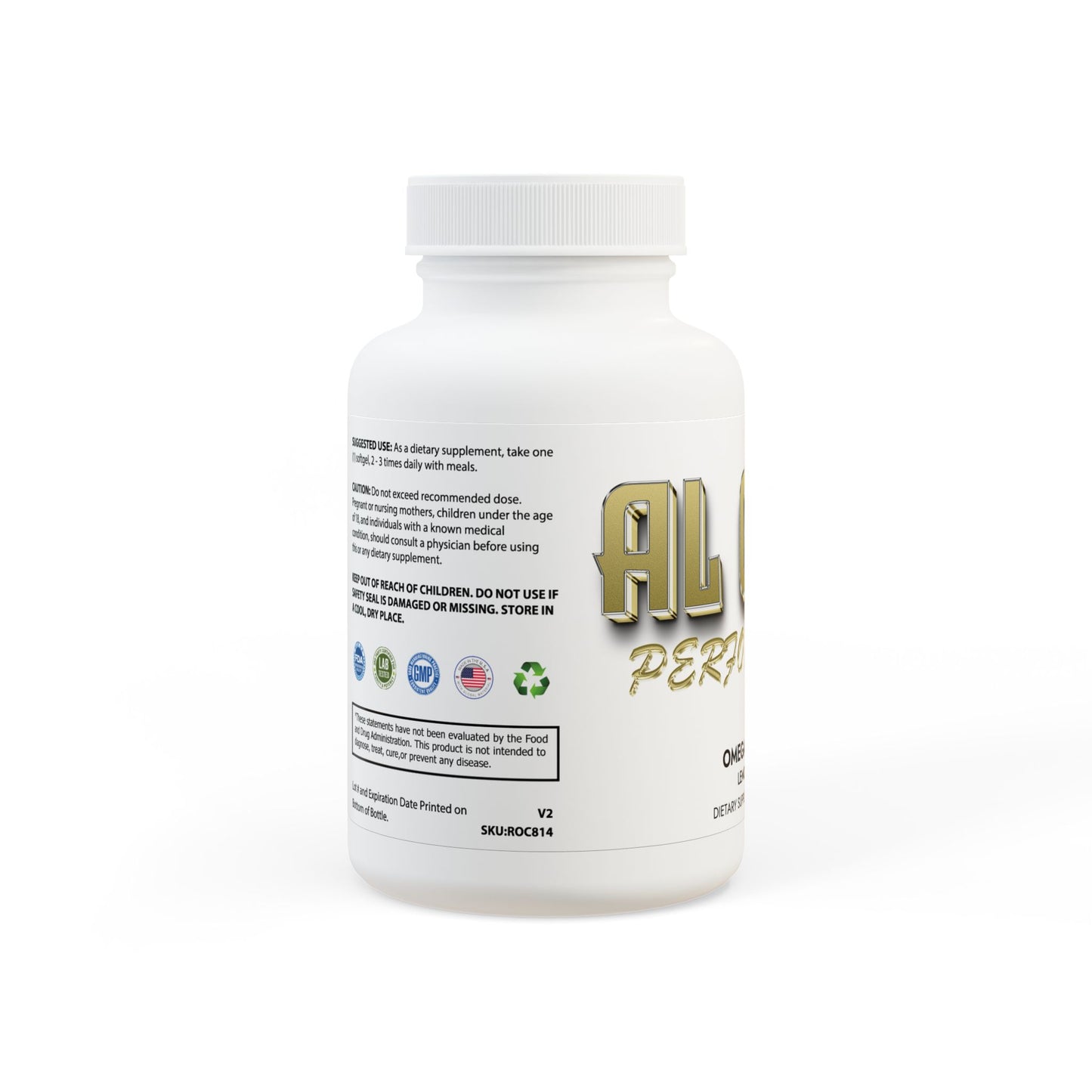 Omega 3 Fish Oil Supplement (60 Softgels)